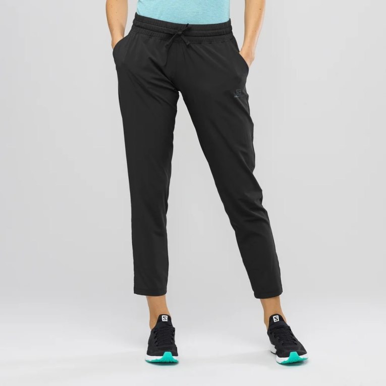 Pantalones Deportivos Salomon Essential Light Mujer Negros | MX WLEP851